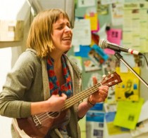 Ali Dineen at the Actual Cafe, Dec. 2012.