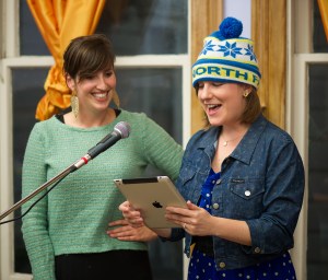 Zoe and Sara host Spokespeople